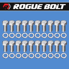 Mopar Big Block Oil Pan Bolts Hex Stainless Kit Bbm 383 413 426 440 R Rb Hemi