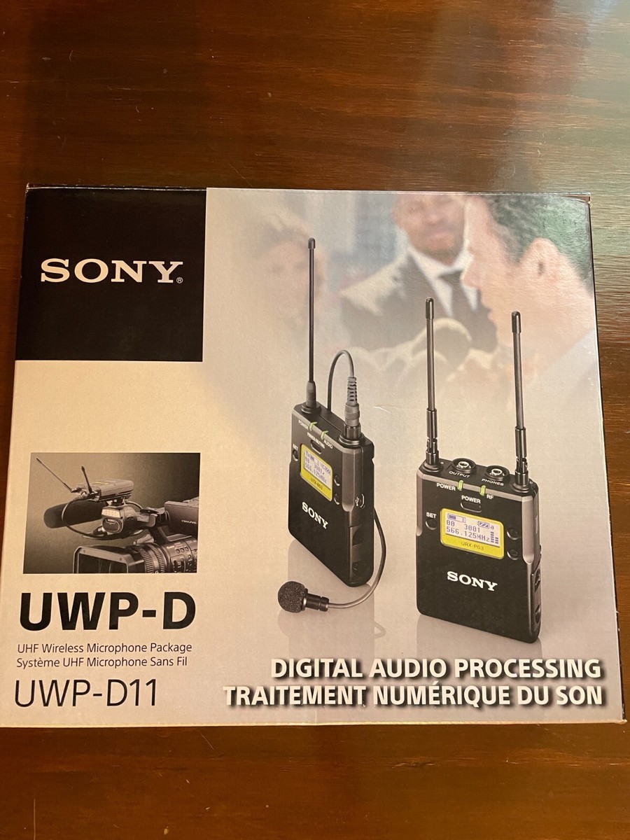 NEW Sony UWP-D11 Digital Wireless Lavalier Microphone with Camera  