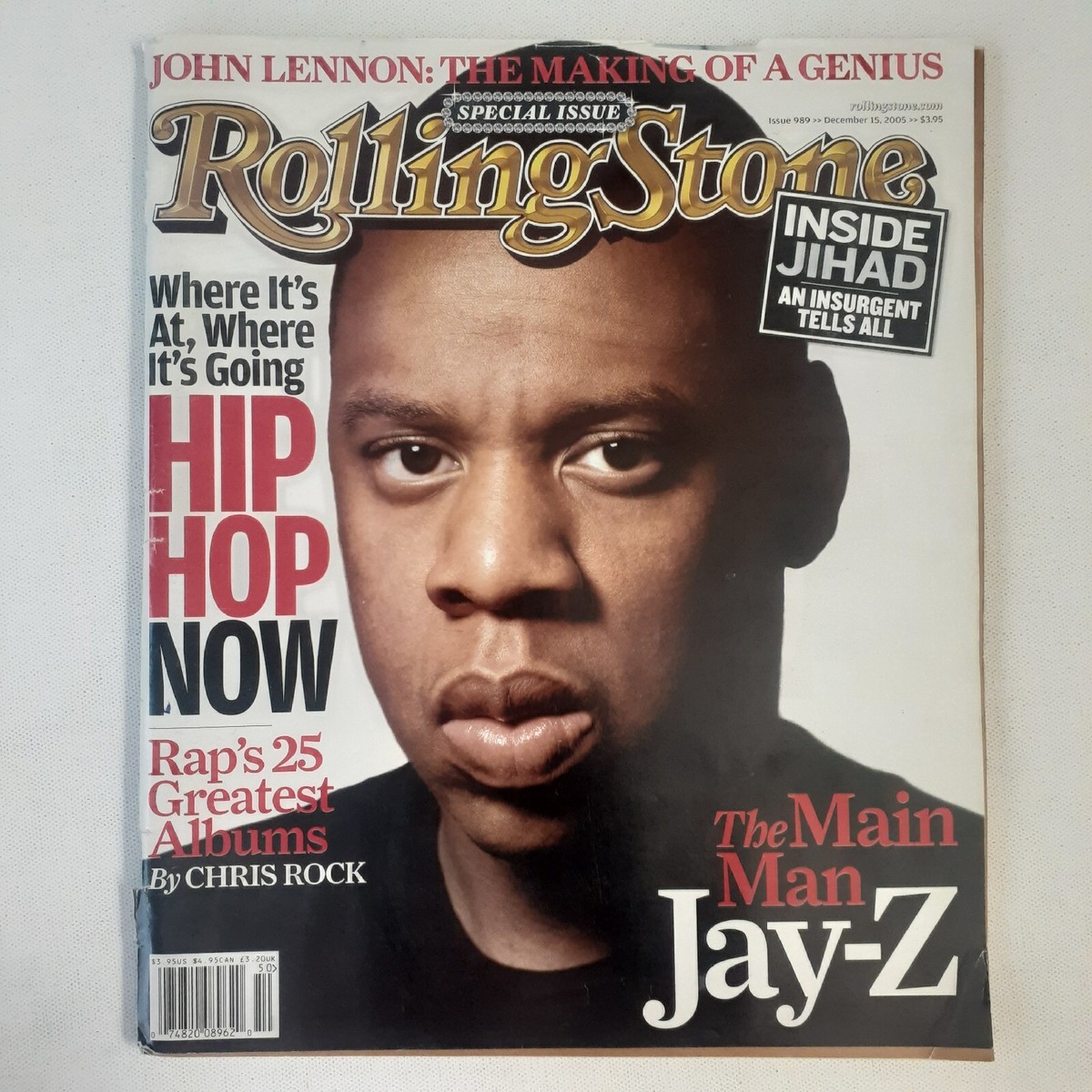 Rolling Stone Jay-Z Hip Hop Rap Run-DMC Tupac 50 Cent Lennon Notorious  B.I.G. | eBay