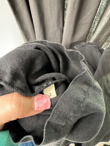 Pantalones de lino negros para mujer Rachel Craven talla 2 (US 8-12) - Imagen 6 de 6