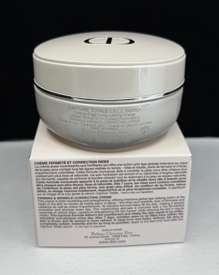 Crema reafirmante y correctora de arrugas Dior Capture Totale Cell Energy 1,7 oz nueva en caja Foto 3 de 4