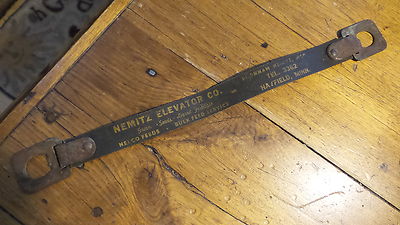 Antique Advertising BATTERY CARRIER, NEMITZ ELEVATOR CO., HAYFIELD, MINNESOTA
