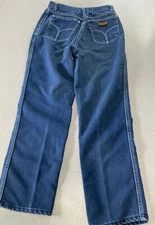 Vtg Gitano Woman Size 12 Short Jeans  highlight stitching Dark Blue Wash