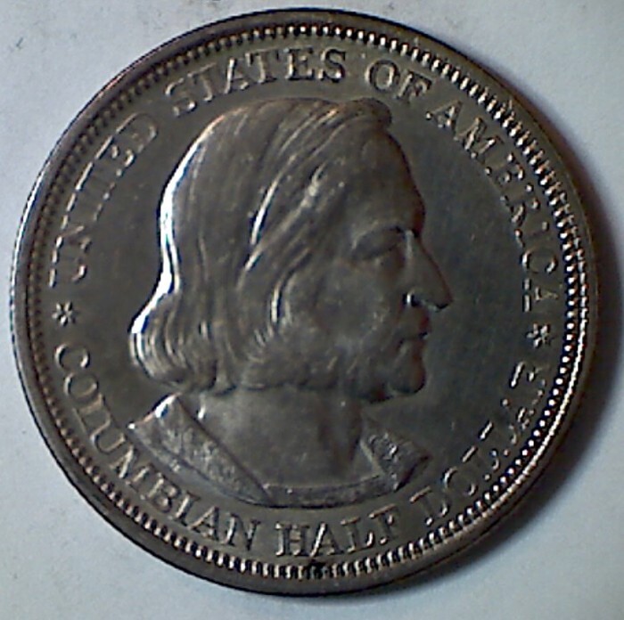 1892 Columbian Exposition Commemorative 50¢ Half Dollar 90% Silver