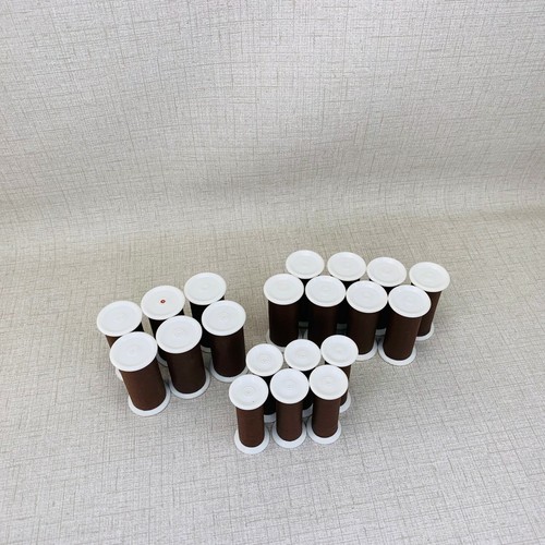 Conair Cushion Curl 20 Replacement Rollers Curlers HS6 Vintage Brown 3 sizes - Picture 6 of 7