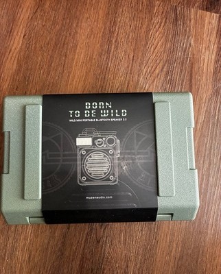 Muzen, Wild Mini, Outdoor Rugged Portable Bluetooth Speaker, Green