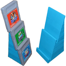 Nintendo Game Boy GB GBC GBA Tiered Cartridge Display Rack Holder Stand, Holds 3