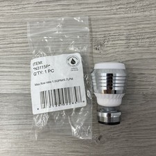 Water Sense Dual Spray Swivel Faucet Aerator, Max Flow 1.5 GPM N3115P NEW