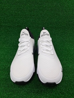 Nike Air Max 270 G Golf Shoes White Black CK6483 102 Men's Size