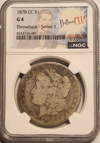 1878-CC Morgan Dollar NGC G4 Carson City Key Date Silver $1