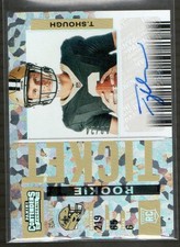 2025 Select Contenders Tyler Shough #25 Cracked Ice Rookie Ticket Variation /24