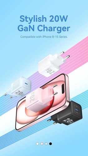 20W GaN Charger Plug PD Fast USB Type C PD QC3.0 Charging For iPhone 15 14 13 12 - Picture 7 of 22