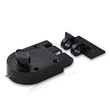Jimmy Proof Deadbolt Lock Keyed Door Security Black