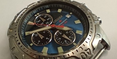 ERSATZTEILE Citizen Promaster Chronograph Vintage GN-4-S 0560-C50880 DEFEKT