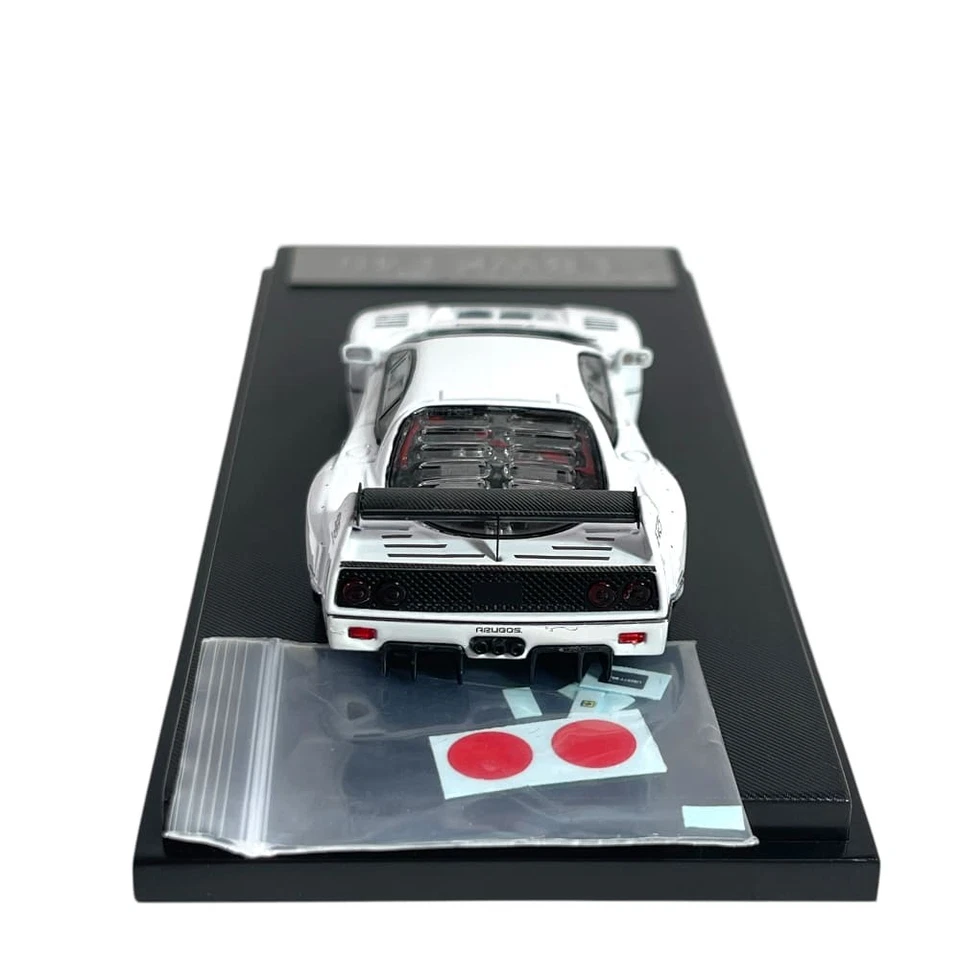 Modellino Auto Street Warrior 1/64 Ferrari F40 Liberty Walk White - Immagine 4 di 4