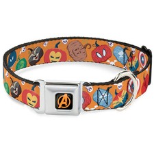 Avengers Seatbelt Buckle Collar Marvel 9-Avengers Halloween- WAV111 Large