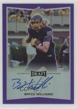 2016 Leaf Metal Draft Purple Prismatic 1/25 Bryce Williams #BA-BW1 Auto 2b2