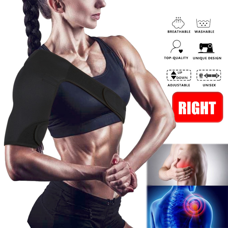 Shoulder Brace Support Compression Sleeve Torn Rotator Cuff Relief Joint AC Pain