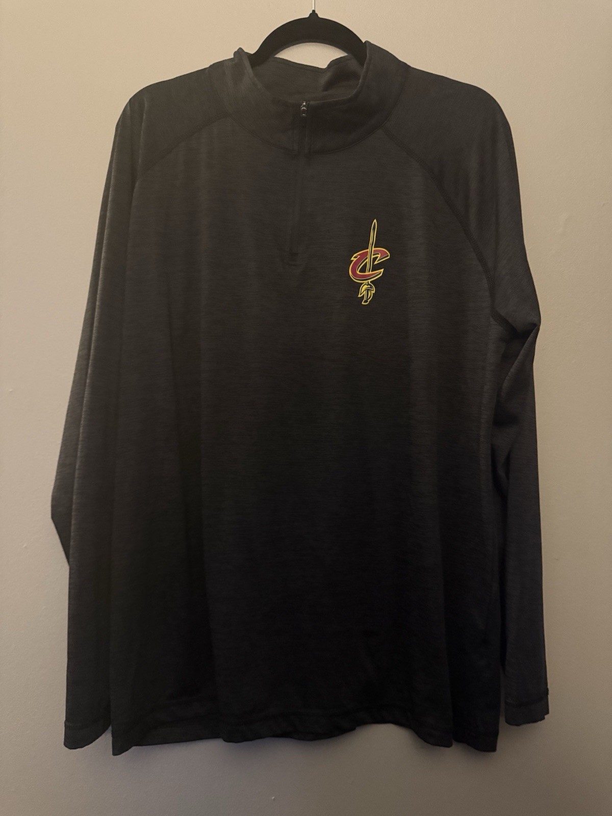 Fanatics Men’s MBA Cavs Quarter Zip Pullover Long Sleeve 2XL