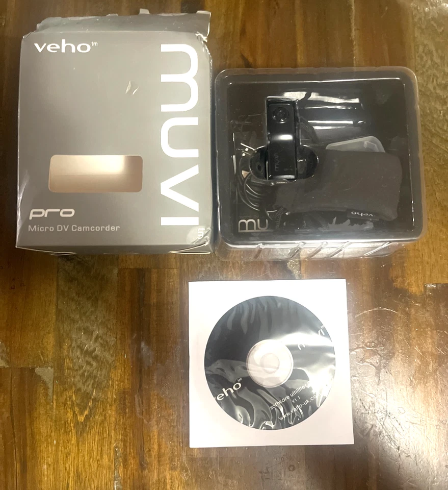 Veho Muvi Pro The Worlds Smallest Micro DV Camcorder Mini Video Camera OR.BOX - Image 2 of 4