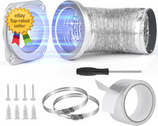 Magnetic Dryer Vent Connector Kit Coupling DV180 Aluminum Dryer Vent Hose Quick