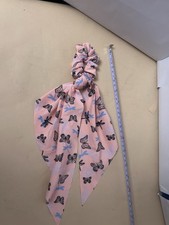 Pink Cloth Butterfly Bow Scrunchie