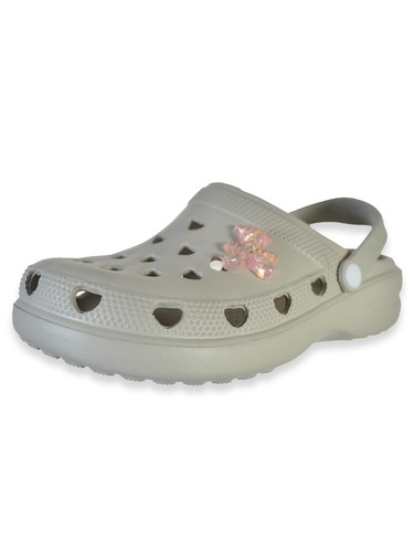 First Step Clogs First Steps Girls' Bear Hearts Clogs Color: taupe Size: 1 youth | eBay