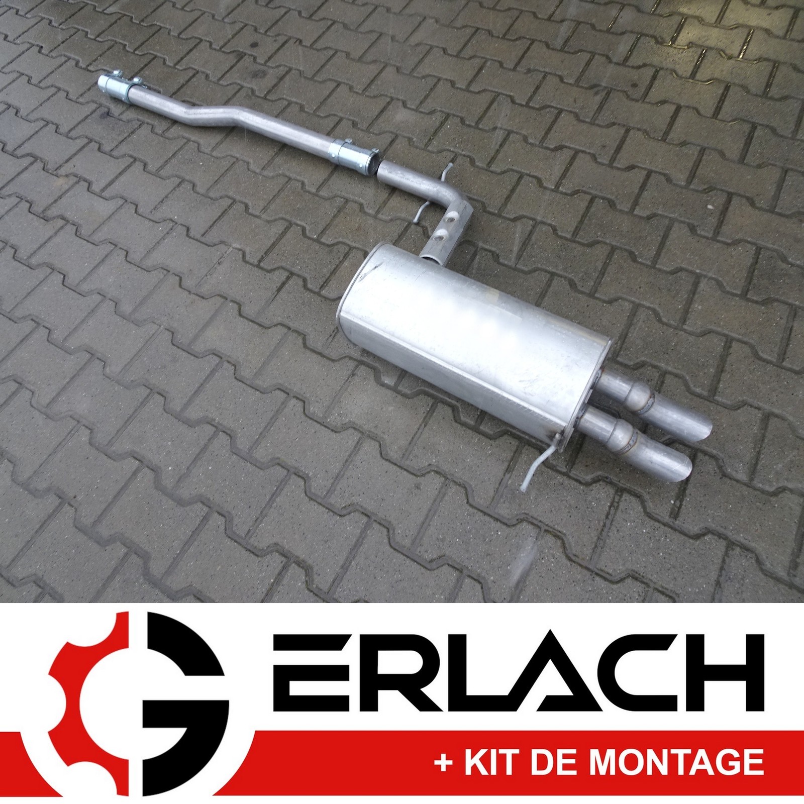 Silencieux arrière Volvo XC90 pot d'échappement de rechange 2.4 D5 et 3.2 essence 2002-2014