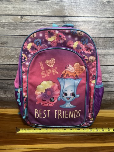 SPK SHOPKINS bunter 16" Rucksack Schule Mädchen Kinder Büchertasche neu - Bild 3 von 7