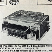 1957 Ford Car Radio 79MS Wire Schematic Repair Manual Sam s Photofact Vintage