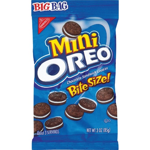 Oreo 3 Oz. Cookies 111077 Pack of 12 Oreo 111077 044000006808