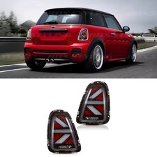 CLEAR LED UNION JACK TAIL LIGHT SEQUENTIAL FOR MINI COOPER R56 R57 R58 R59 06-15