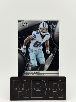 2025 Topps Chrome Black CeeDee Lamb #29 Dallas Cowboys