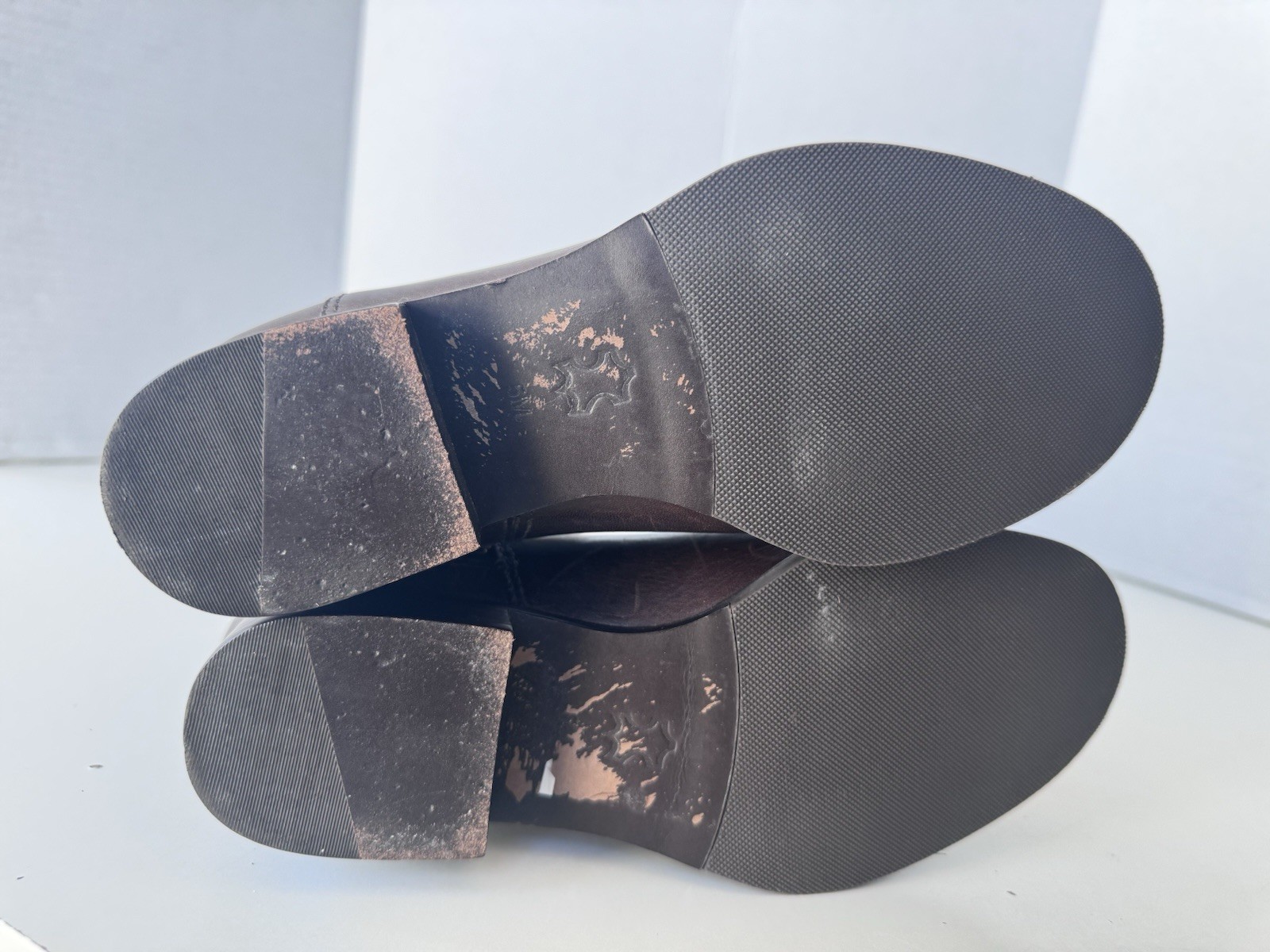 Tory Burch Felix Leather Canvas Tall Zip Equestrian Riding Boot Women’s Size 5 thumbnail 9