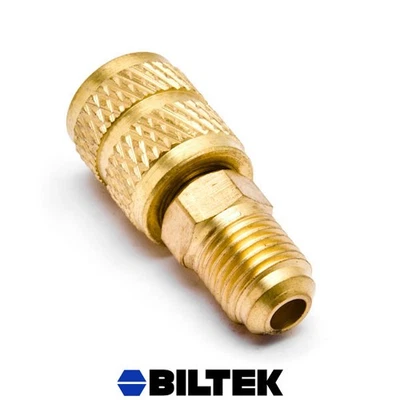BILTEK 1/4" Male SAE x 5/16" Female SAE Swivel Adapter for R410a Mini Split HVAC System
