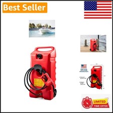 Durable 14 Gallon Fuel Caddy With Child-safe Pump - Perfect For Home Farm Use Durable 14 Gallon Fuel Caddy With Child-safe Pump - Perfect For Home Farm Use
