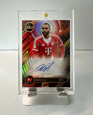 Topps Gold Jonathan Tah Current Stars Auto FC Bayern München /5