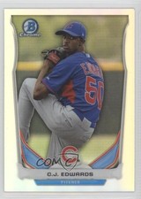 2014 Bowman Draft Top Prospects Chrome Refractor Carl Edwards Jr CJ #CTP-72 1u6