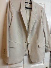 Oversized Open Edit Cream Blazer Large Women s