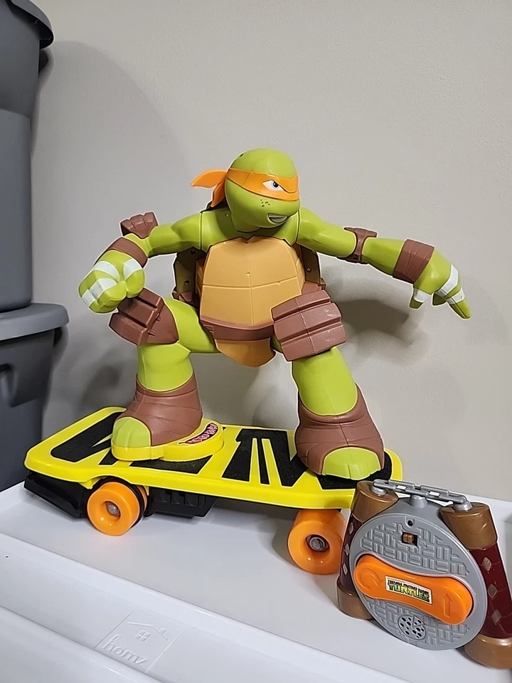 Jakks Teenage Mutant Ninja Turtles Control Remoto Skateboarding Mikey R/C ¡FUNCIONA! Foto 2 de 4