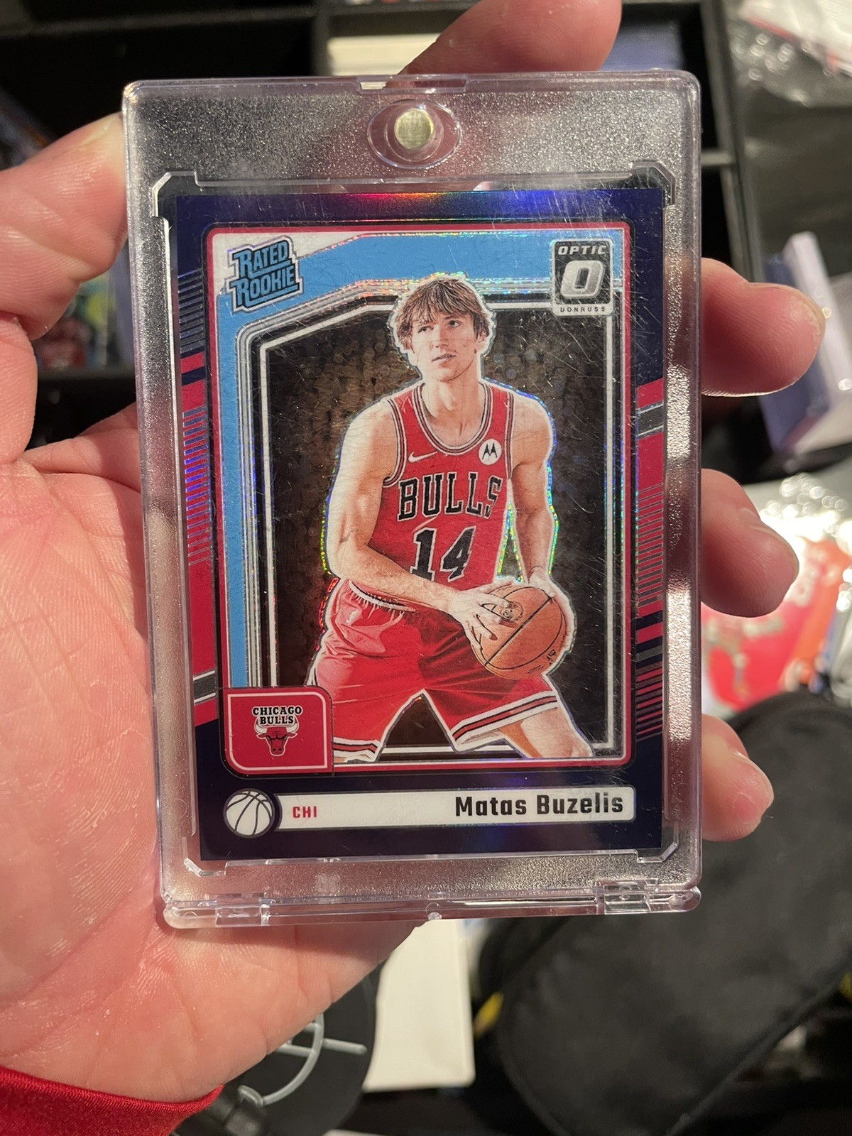 2024-25 Panini Donruss Optic - Rated Rookie Matas Buzelis #271 Purple Prizm (RC)