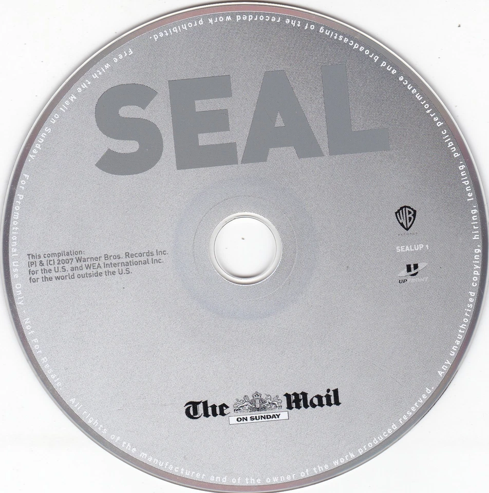 SEAL ( THE MAIL ON SUNDAY Newspaper CD ) incl. Live Tracks - Bild 3 von 3
