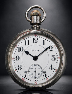 🔥Elgin BW Raymond 19J Diamond Cap Jewel/Stone Railroad "Class A" Pocket Watch