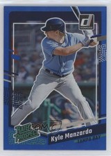 2023 Panini Donruss Rated Prospect Holo Blue Kyle Manzardo #90 03j5