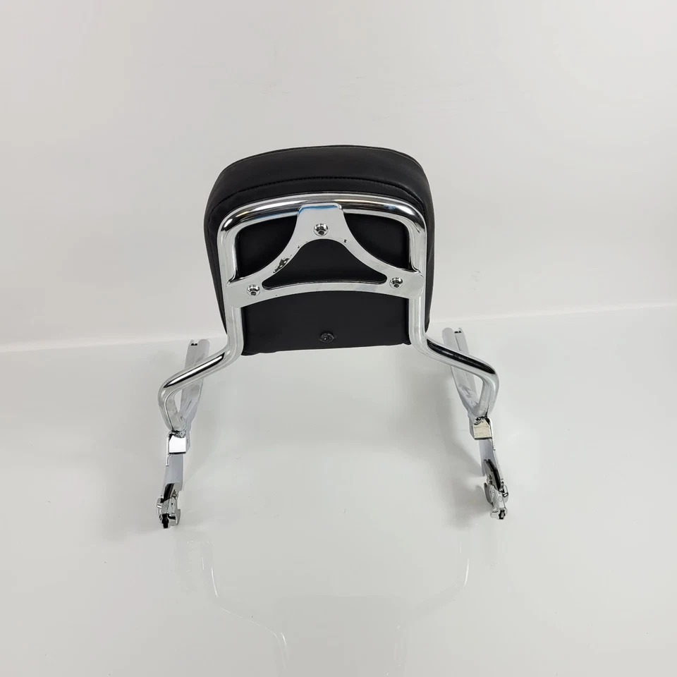 oem Harley Chrome Holdfast Sissy Bar Backrest w/ Pad 2018-2026 Fatboy & Breakout - Image 4 of 4