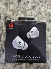 Beats Studio Buds True Wireless Noise Cancelling Earbuds Bluetooth White, sealed