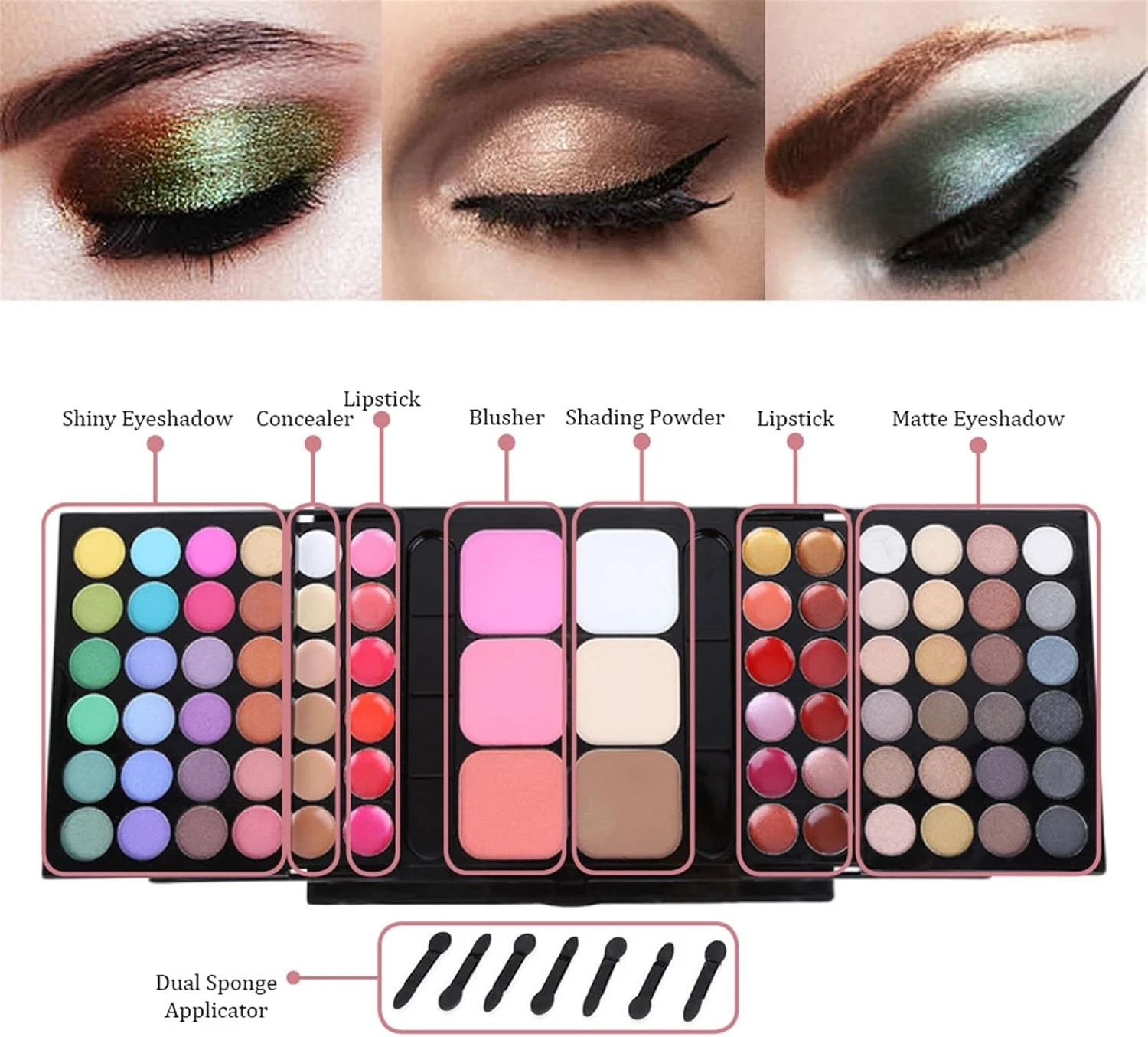 All-in-one Makeup Set Gift for Women Complete Make-Up Kit Cosmetic Starter Set