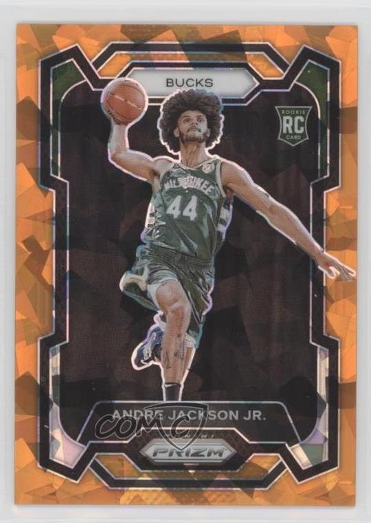 2023-24 Panini Prizm Orange Ice Prizm Andre Jackson Jr #131 12u8
