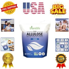 Allulose sweetener, 5 lb 100 Pure No Erythritol powdered Sugar Substitute, N...