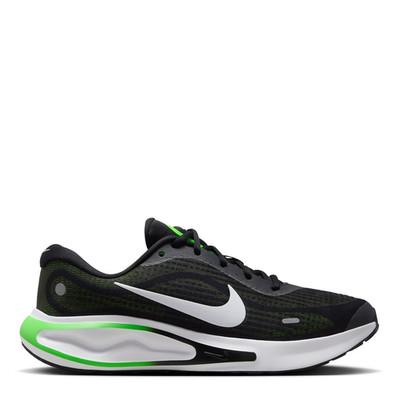Nike Herren Schwarz Journey Run Straße Laufschuhe Turnschuhe UK 10 NEU Ref 2185